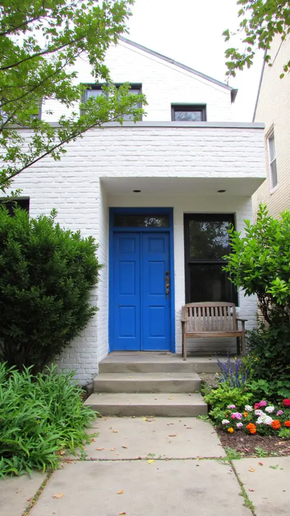 vibrant architectural color accents