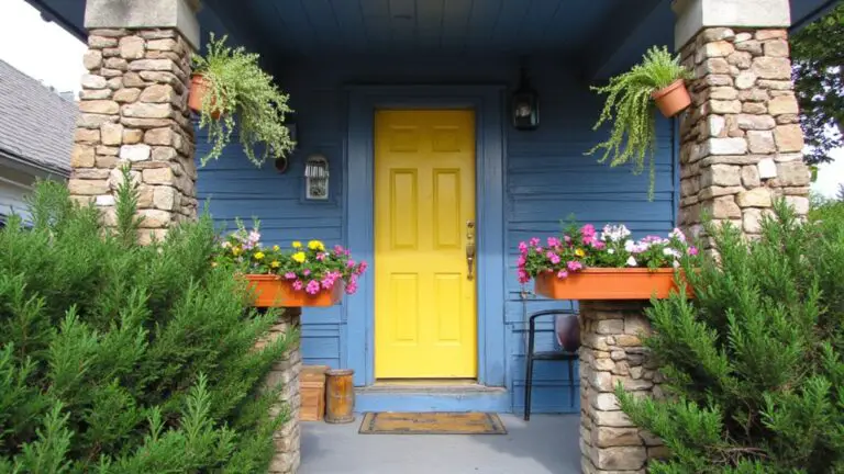 vibrant blue house design