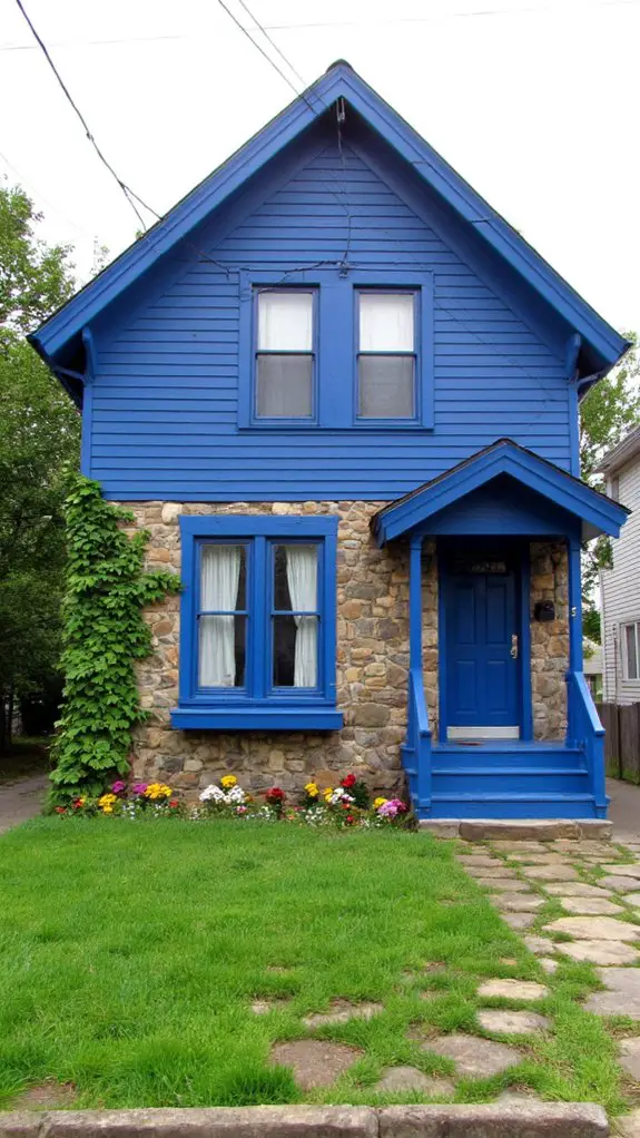 vibrant blue stone cape cod