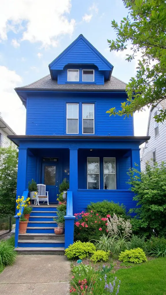 vibrant bold attention grabbing hue