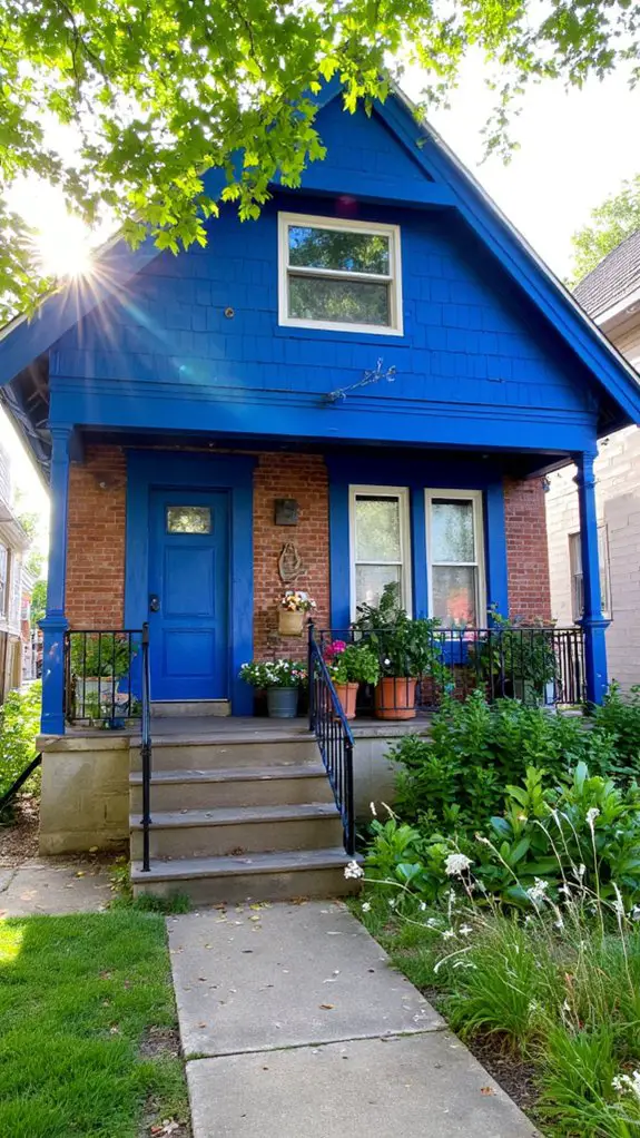 vibrant bold striking contrast