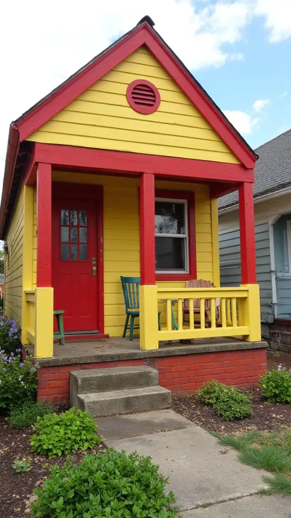 vibrant charming playful abode