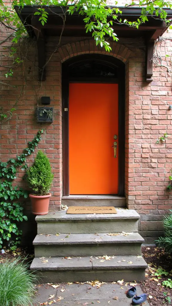 vibrant cheerful home entrance