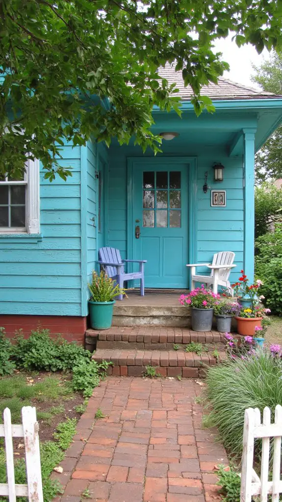 vibrant cheerful playful exterior