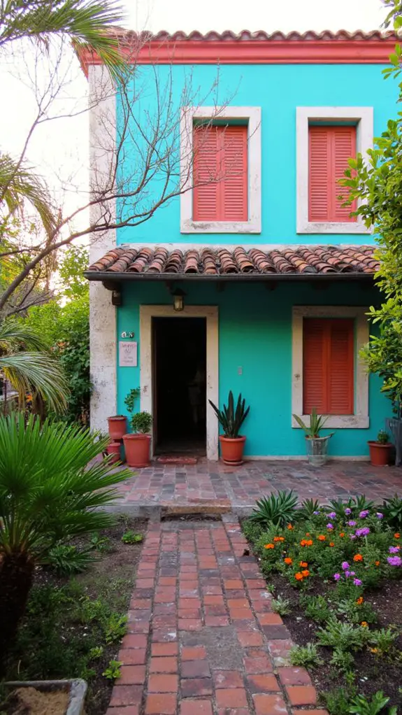 vibrant coastal color scheme