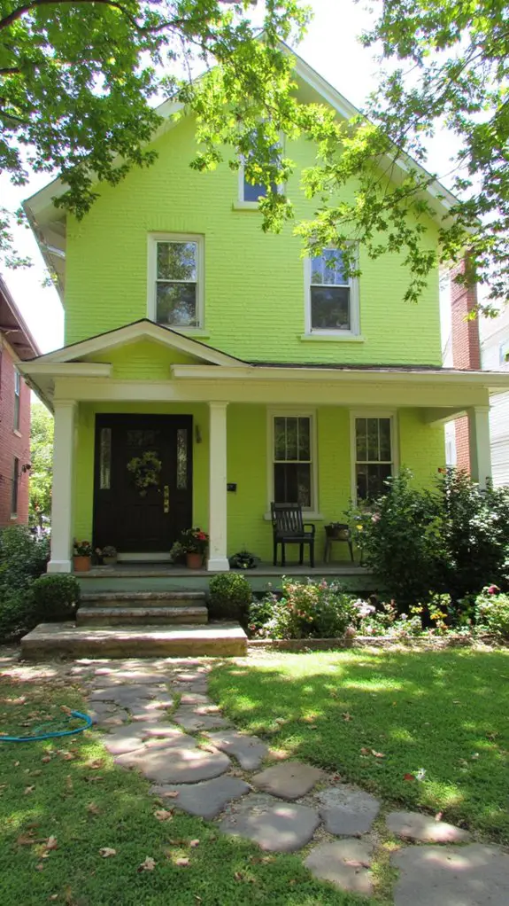 vibrant colonial architectural charm