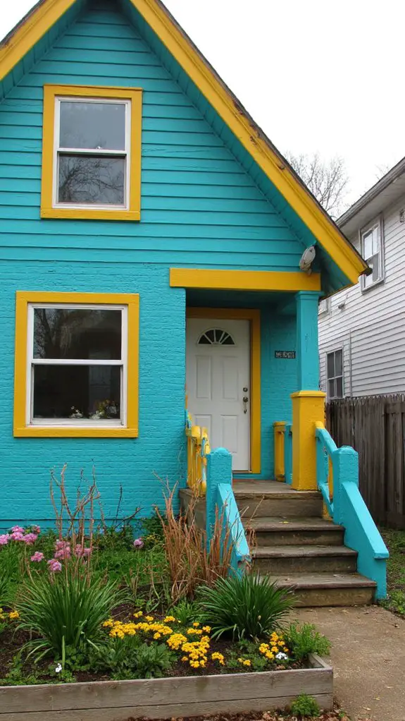 vibrant color contrasts energize