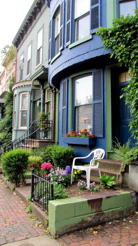 vibrant colorful architectural fusion