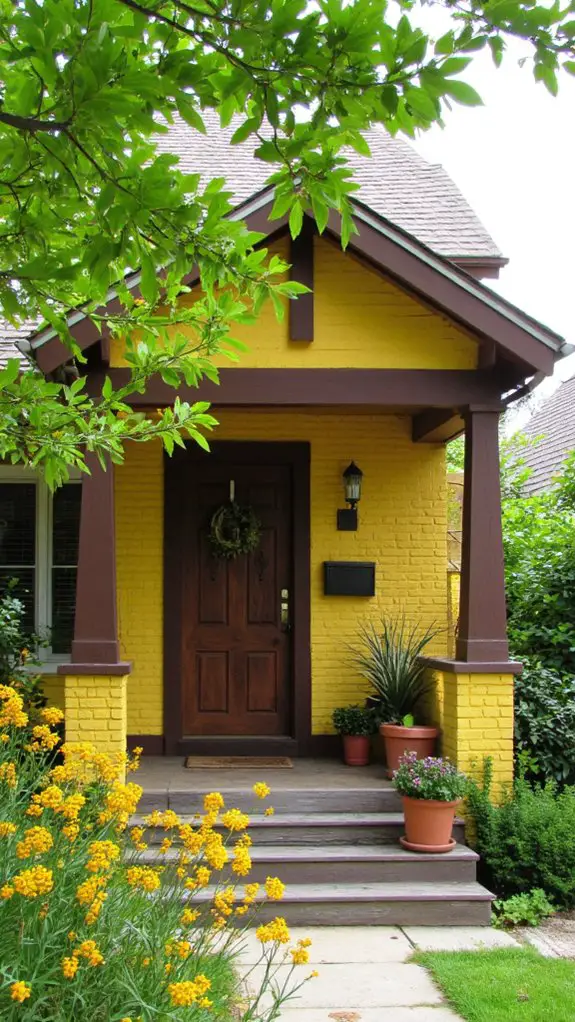 vibrant contrast of colors