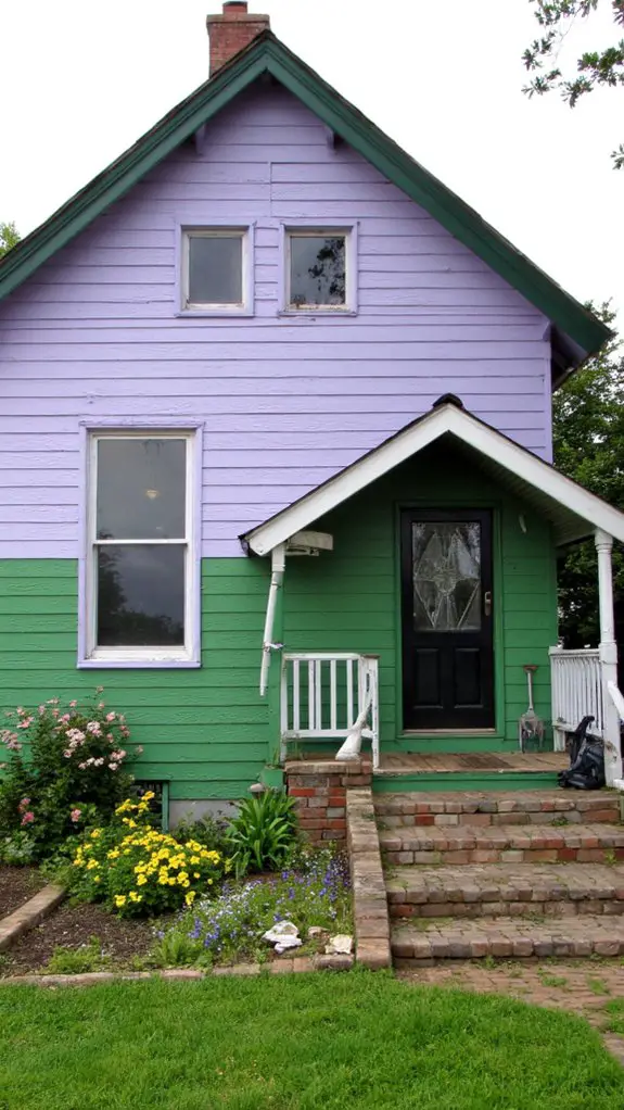 vibrant contrast of colors