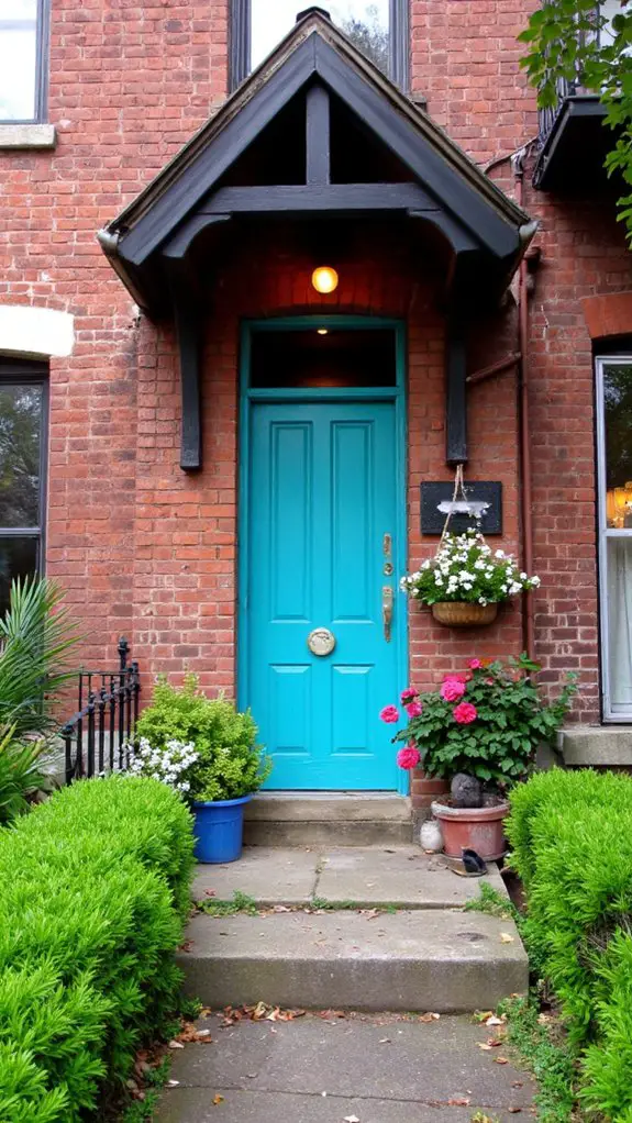 vibrant contrast with nature