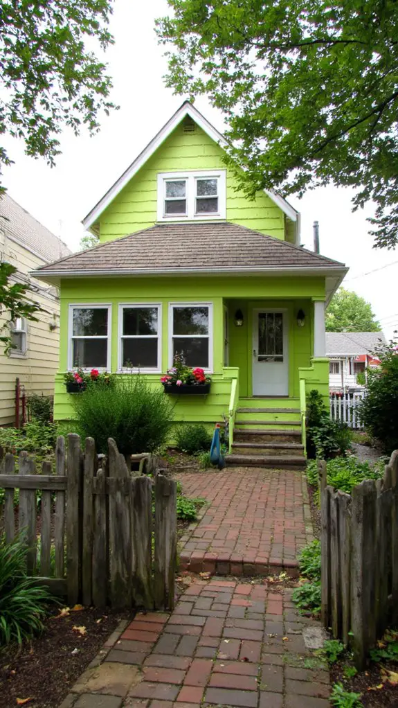 vibrant cottage with flowers