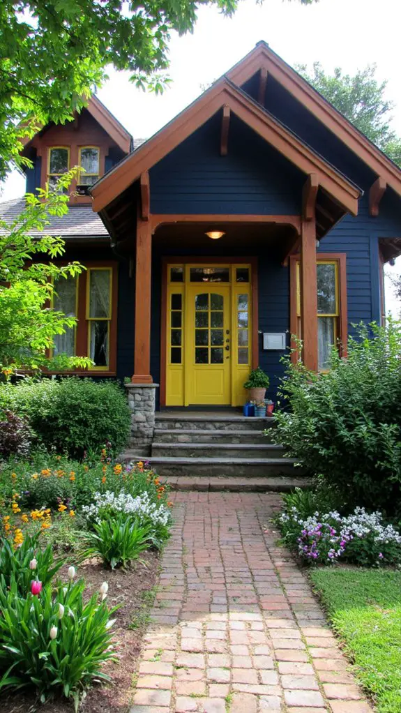 vibrant door detailed craftsmanship