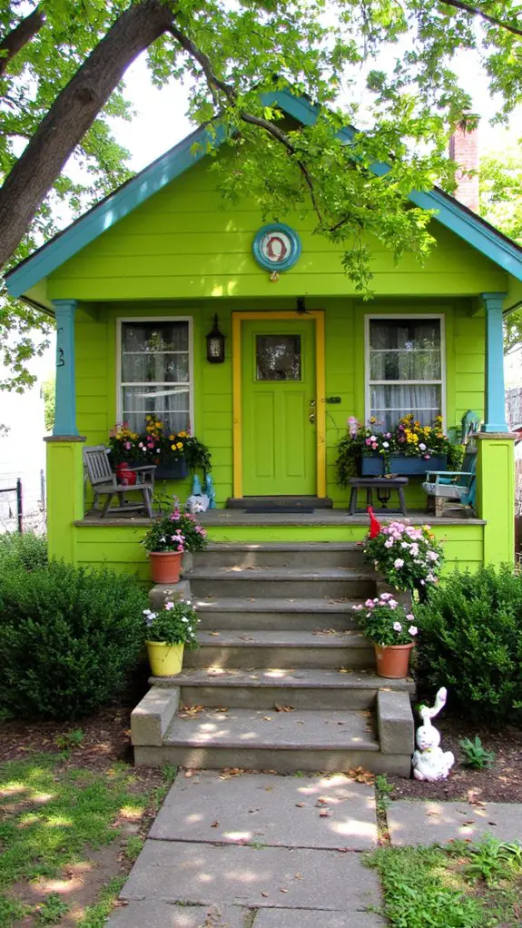vibrant eclectic bungalow charm
