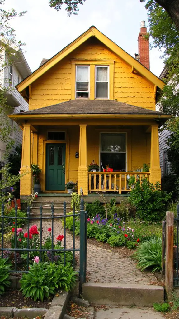 vibrant eclectic mustard yellow