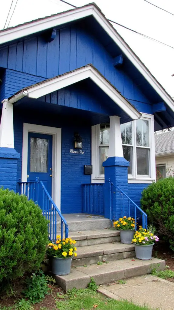 vibrant electric blue elegance