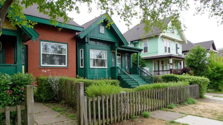 vibrant emerald green exteriors