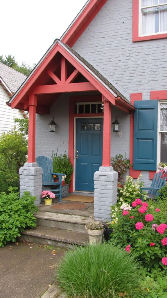 vibrant exterior color scheme