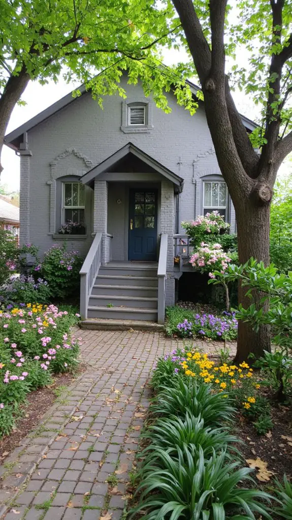 vibrant flower bed transformation