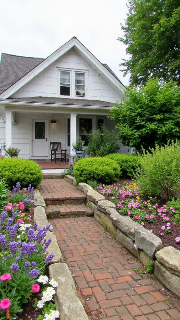 vibrant flower beds enhance appeal