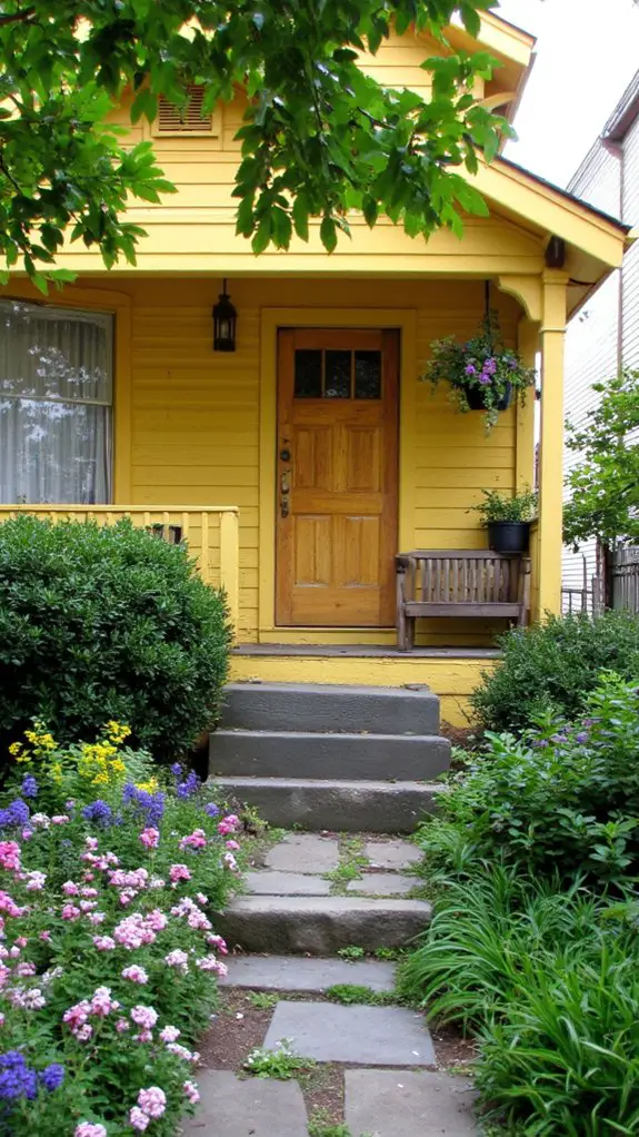 vibrant flowers and greenery