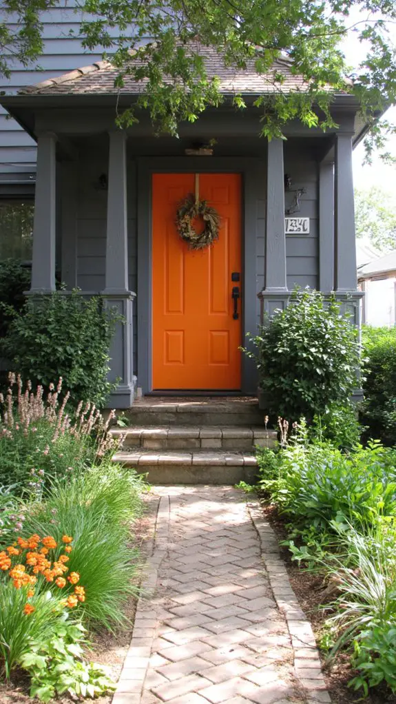 vibrant focal point entrance