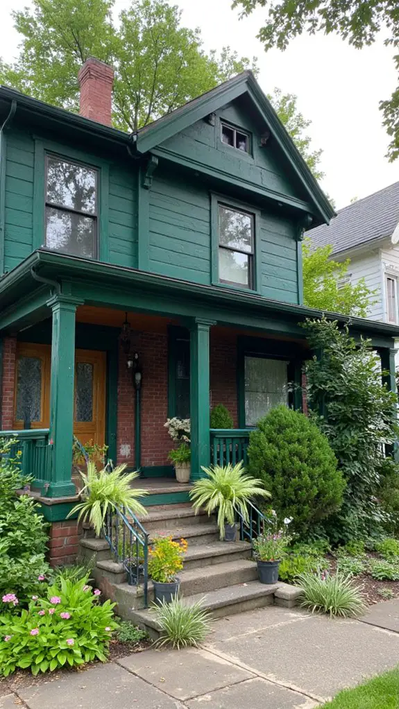 vibrant forest green sophistication