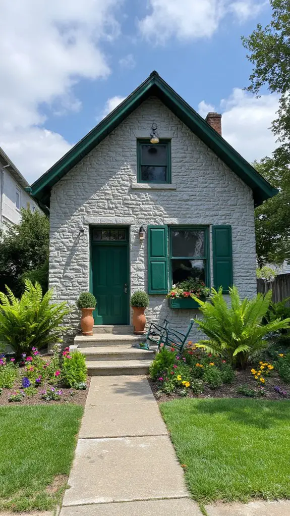 vibrant green enhances sophistication