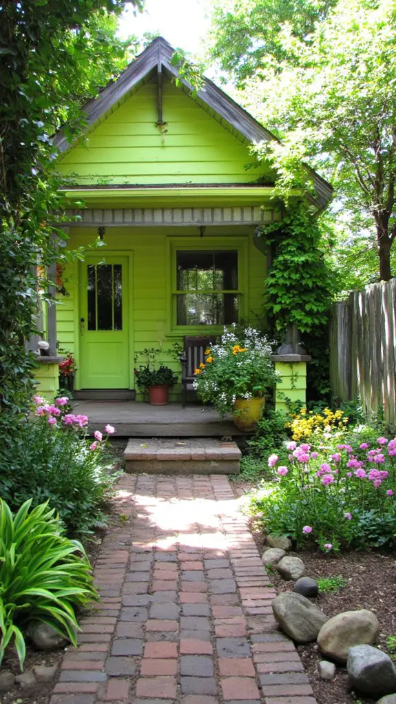 vibrant green outdoor sanctuary