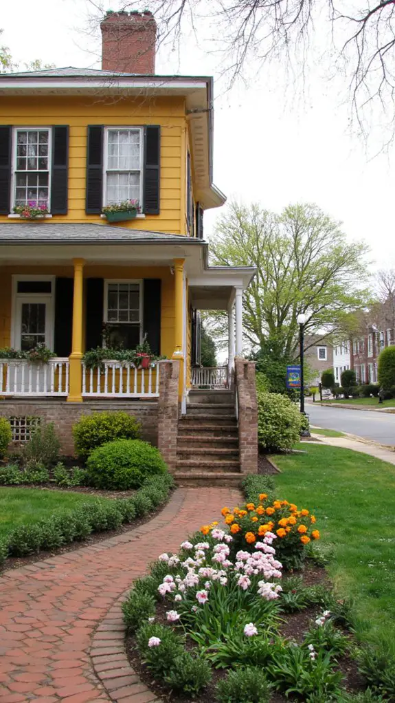 vibrant historic architectural charm