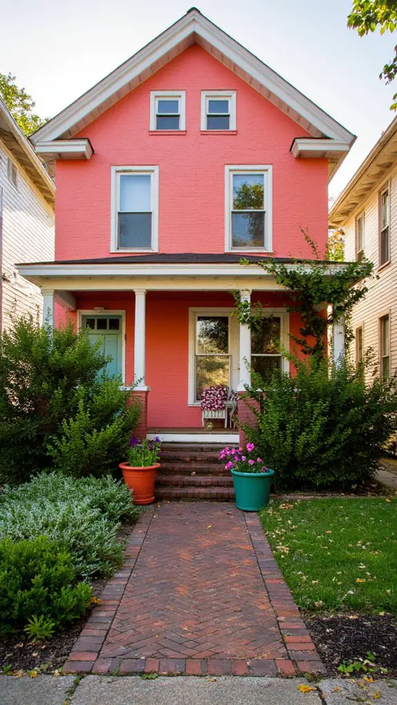 vibrant home exterior hue