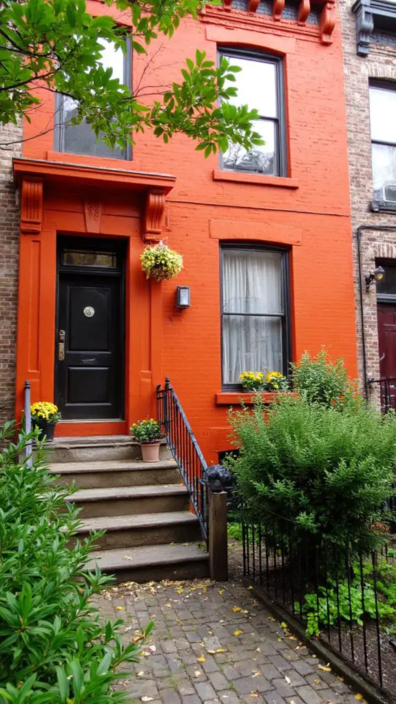 vibrant hue energizes neighborhood