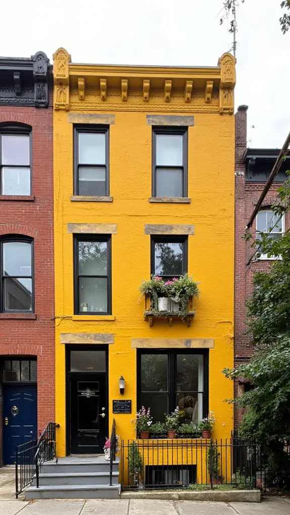 vibrant industrial loft design