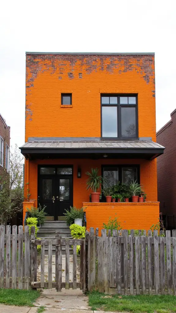 vibrant industrial loft design