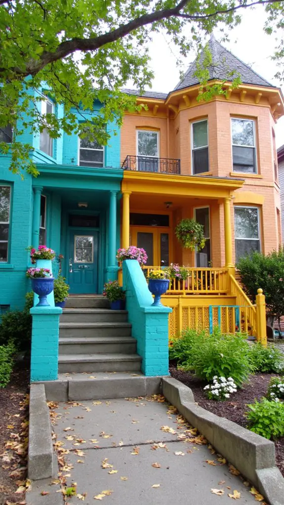 vibrant inviting duplex atmosphere