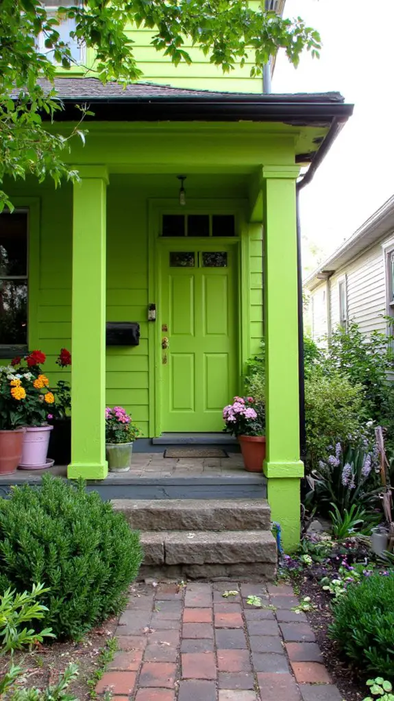 vibrant lime garden energy