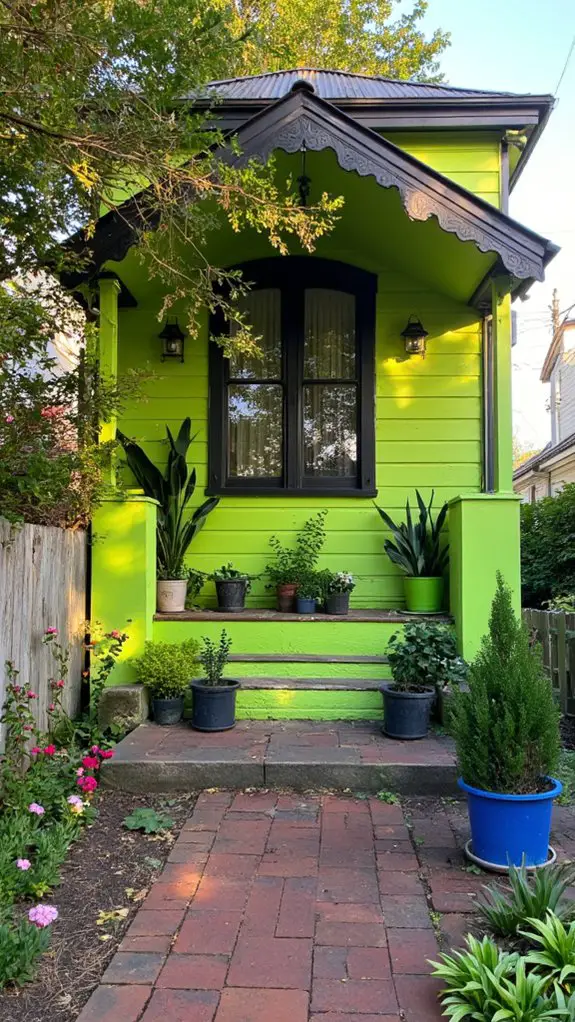 vibrant lime green energy