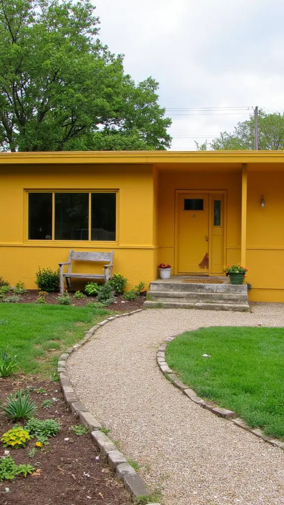 vibrant mid century modern style
