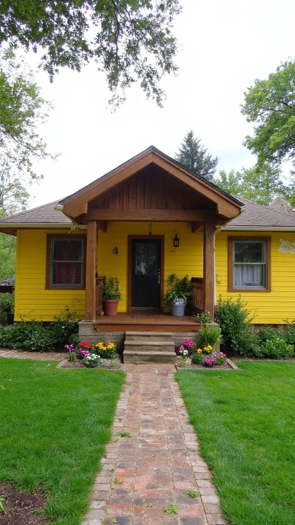 vibrant modern ranch house