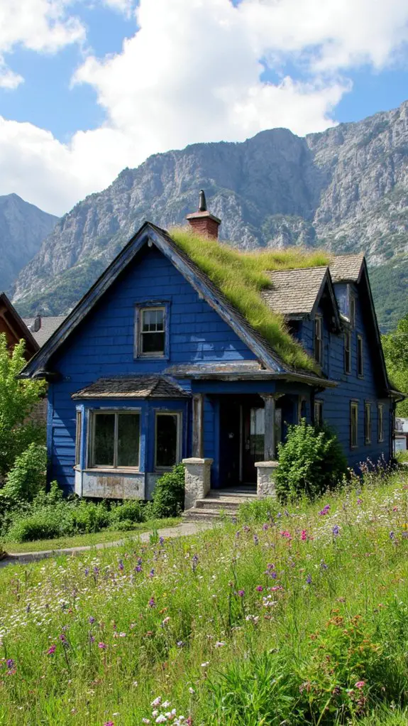 vibrant mountain retreat escape