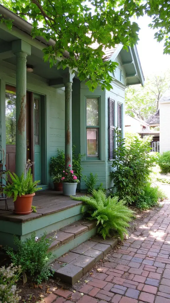 vibrant nature inspired home exterior