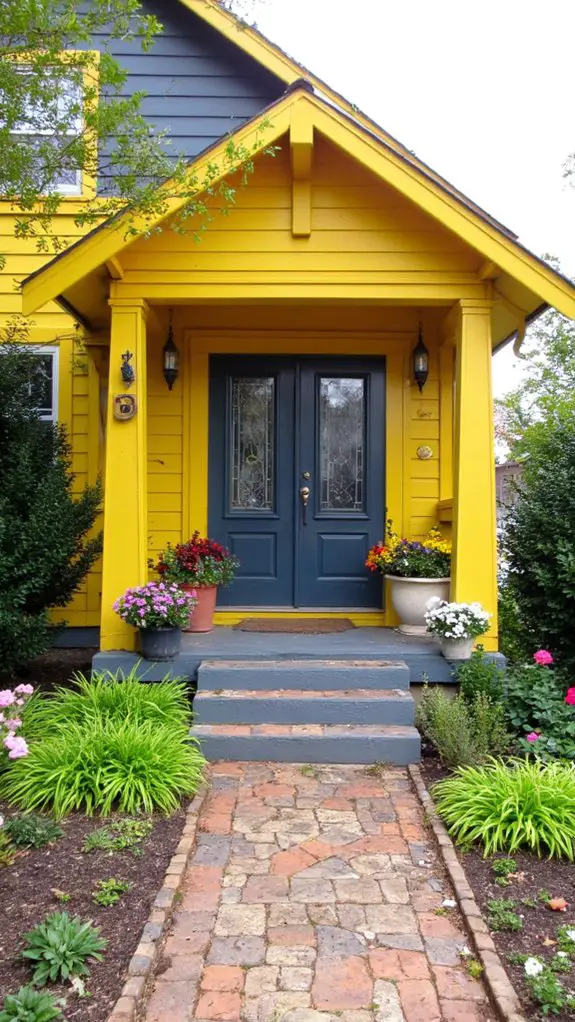 vibrant neon yellow contrast