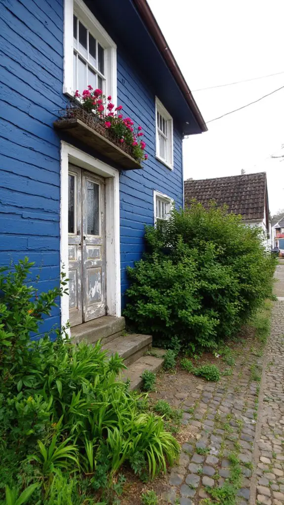 vibrant nostalgic home exterior