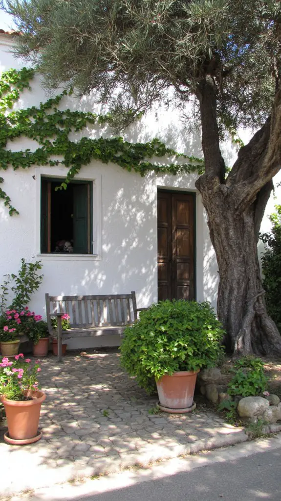 vibrant oasis with greenery