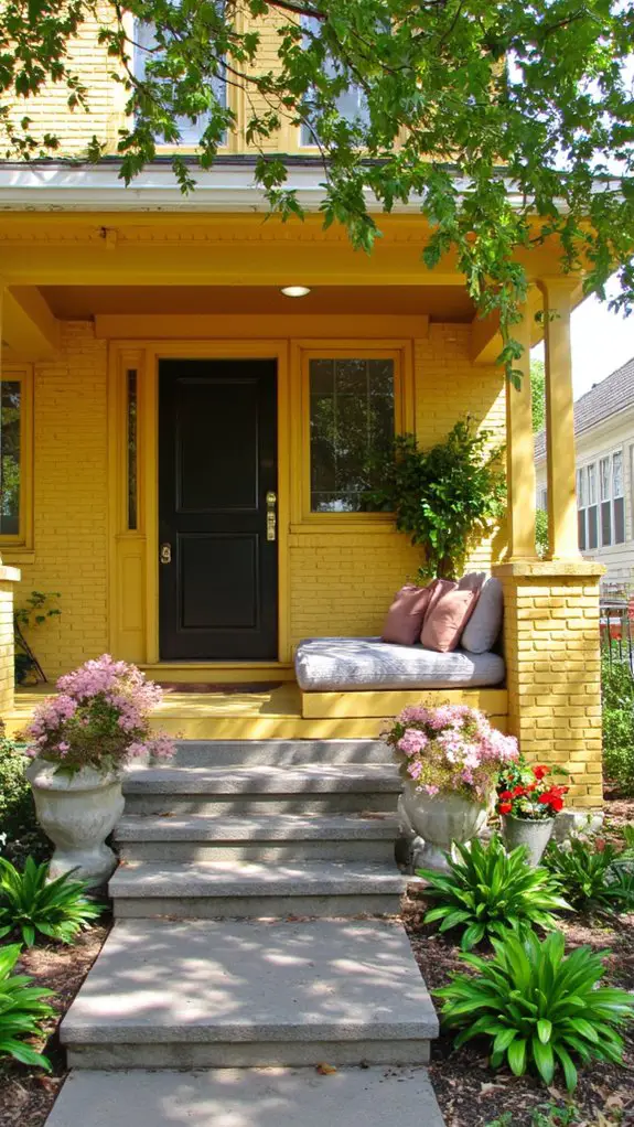 vibrant outdoor gathering space