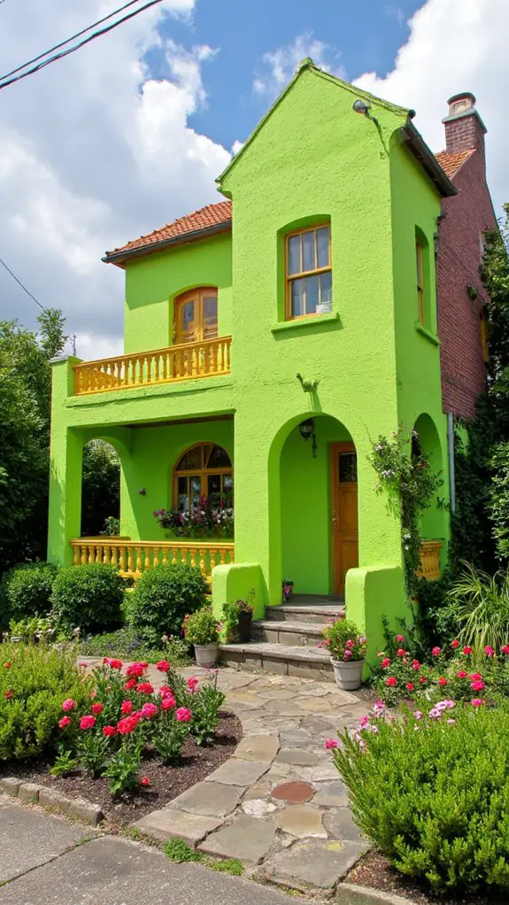 vibrant paradise home exterior