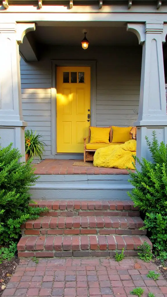 vibrant patio seating combination