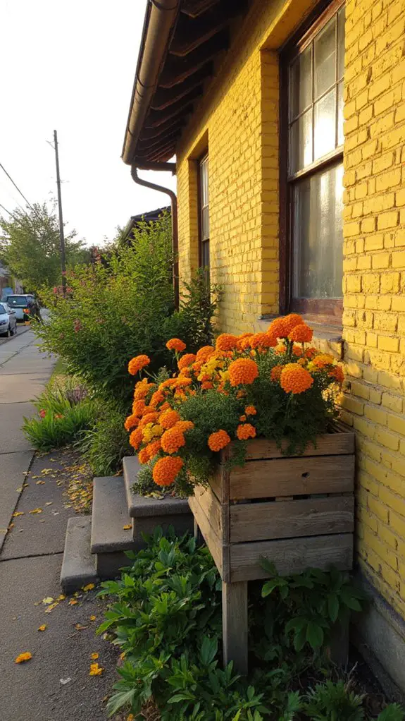 vibrant pest repelling blooms