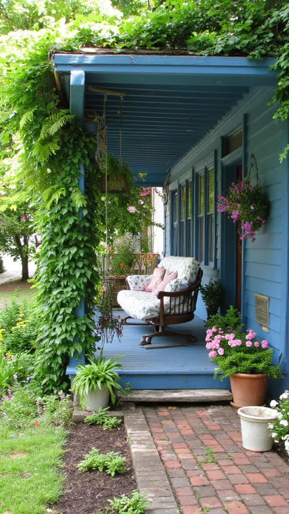 vibrant plants and tranquility