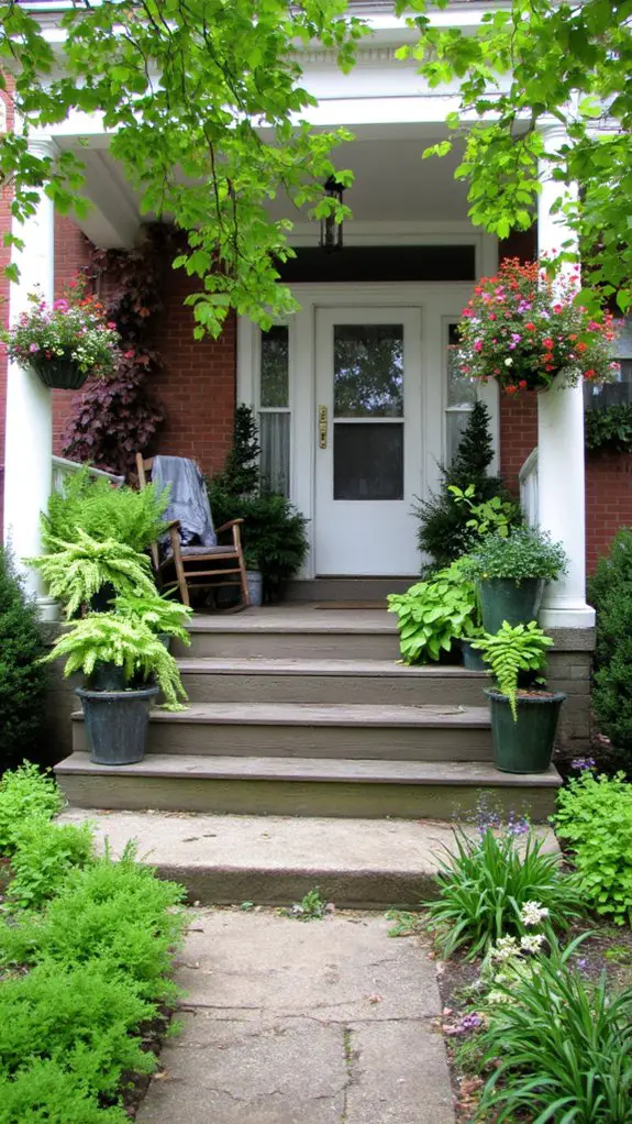 vibrant plants create charm